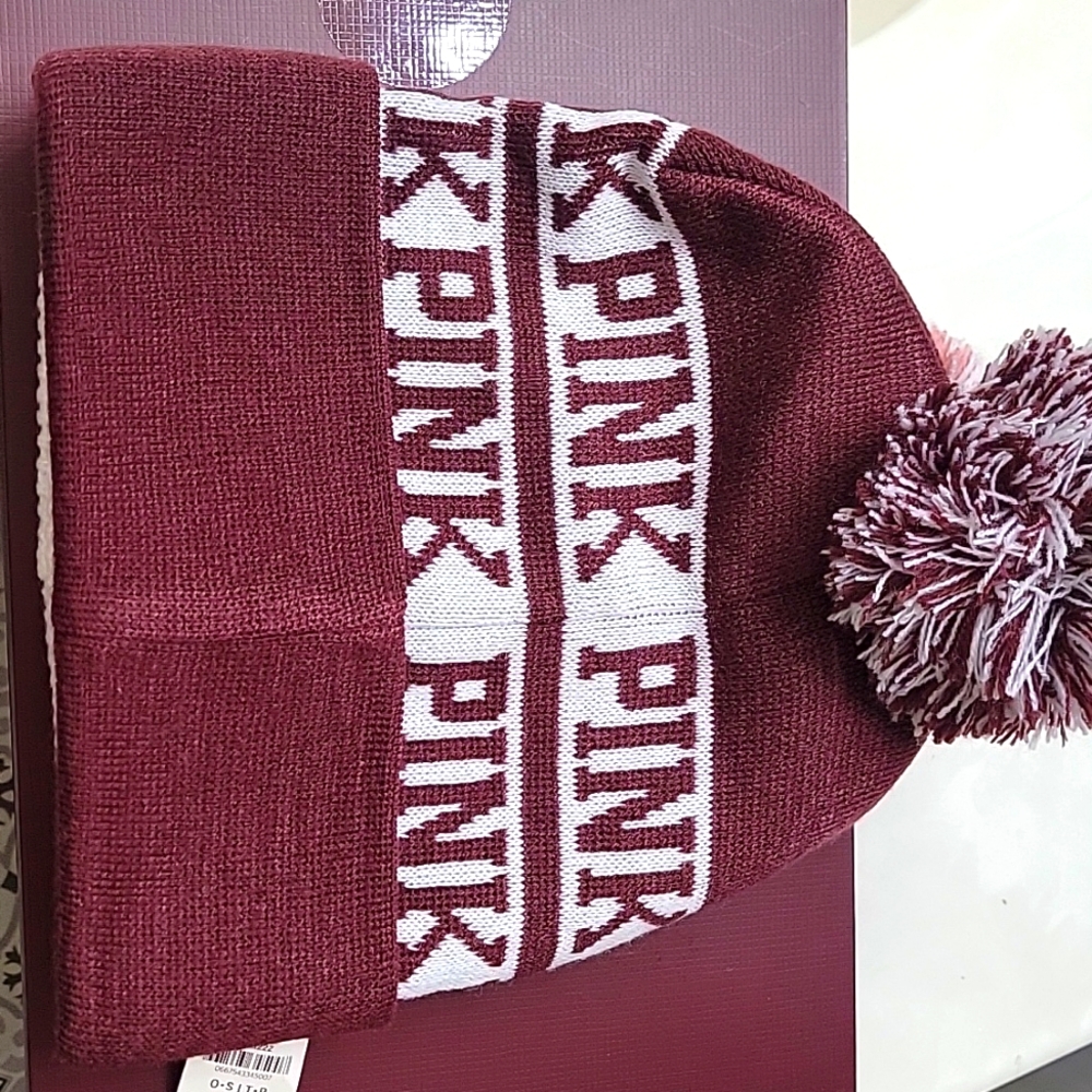 Victoria Secret PINK Pom Pom Hat